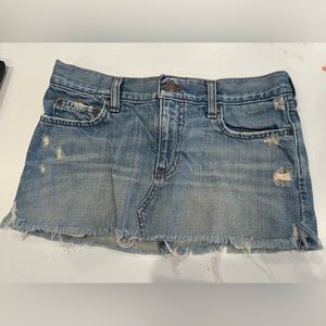 Abercrombie denim mini skirt size 2
